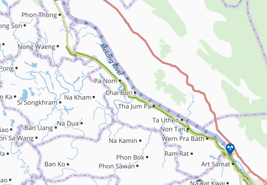 Chai Buri Map