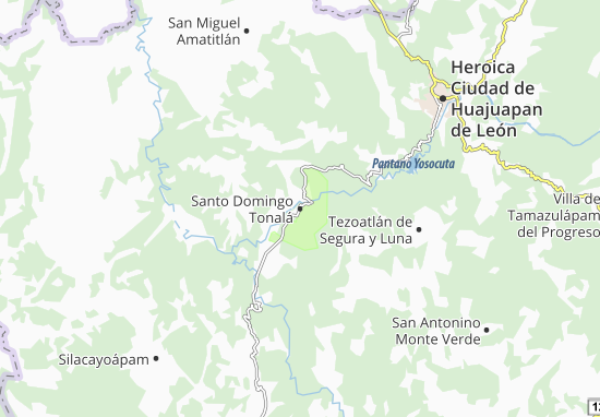 Mapa Santo Domingo Tonalá