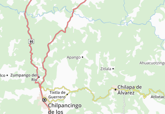 Mapa Apango