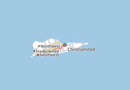 Christiansted Map