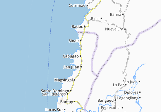 Mapa Cabugao