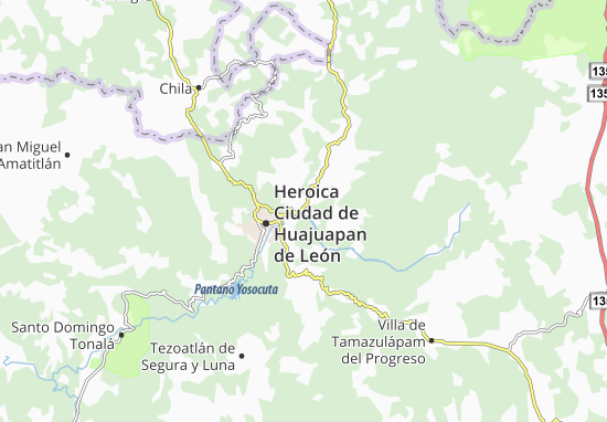 Mapa Santiago Huajolotitlán