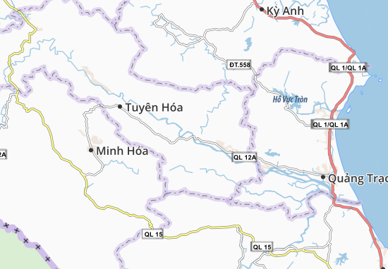 Kaart Plattegrond Phong Hóa