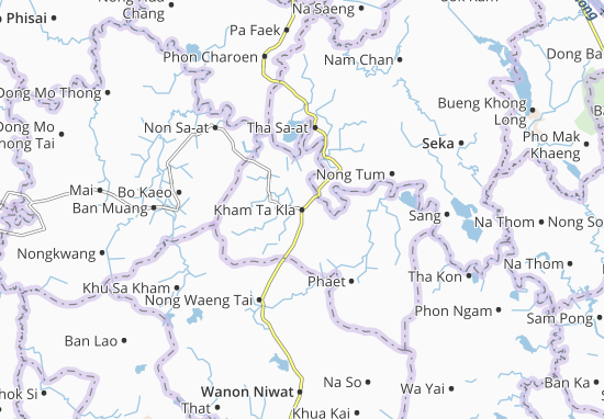 Karte Stadtplan Kham Ta Kla