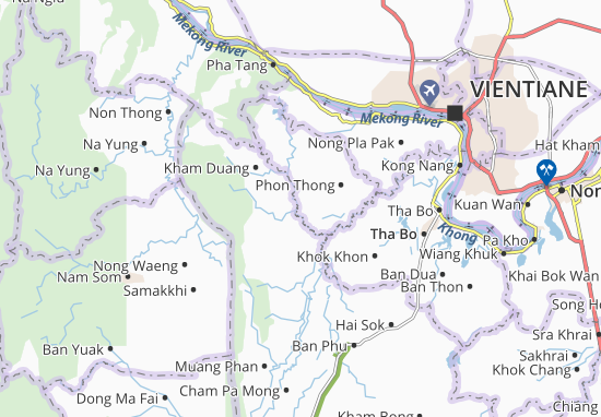 Karte Stadtplan Pho Tak
