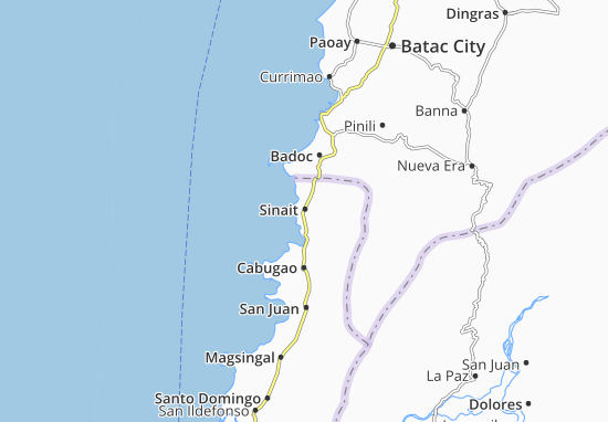 Sinait Map