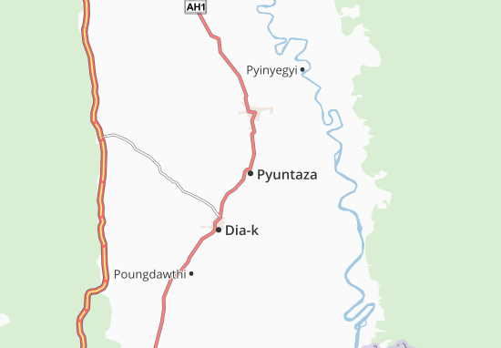 Mapa Pyuntaza
