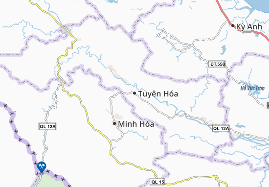 Kaart Plattegrond Tuyên Hóa
