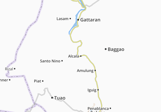 Karte Stadtplan Alcala