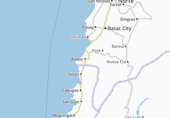 Mapa Badoc