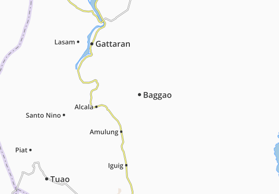 Kaart Plattegrond Baggao