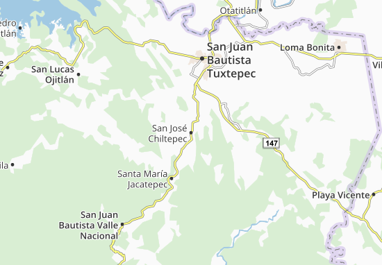 Mappe-Piantine San José Chiltepec