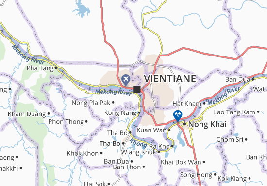 Kaart Plattegrond Si Chiang Mai