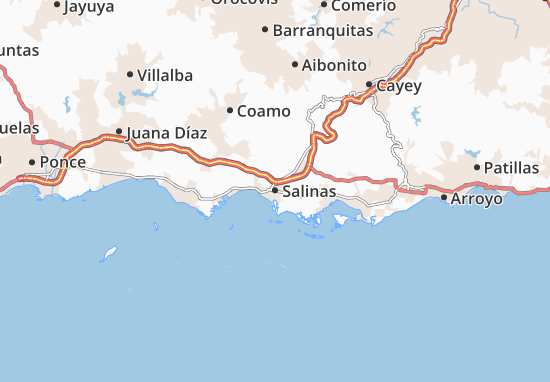 Karte Stadtplan Salinas