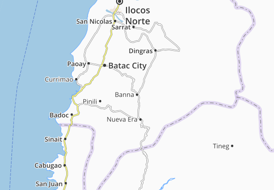 Karte Stadtplan Banna