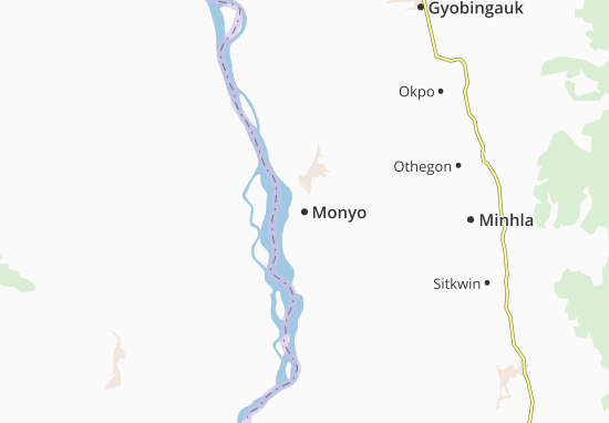 Karte Stadtplan Monyo