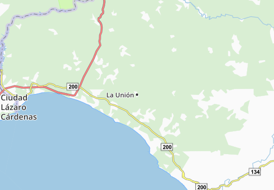 Karte Stadtplan La Unión