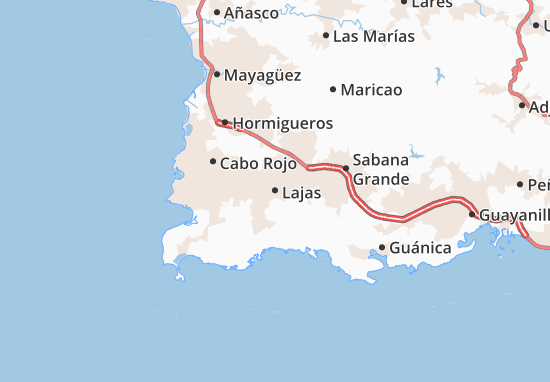 Lajas Map