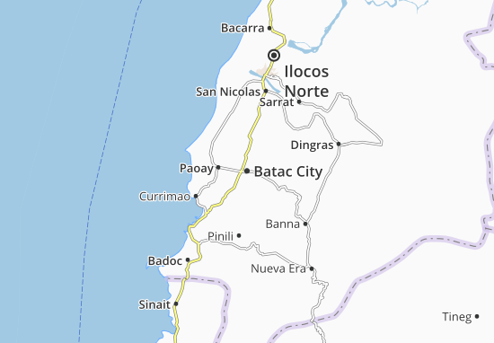 Mapa Batac City