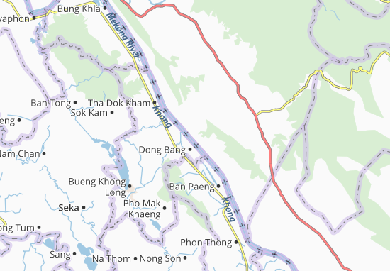 Karte Stadtplan Ban Thong-noy