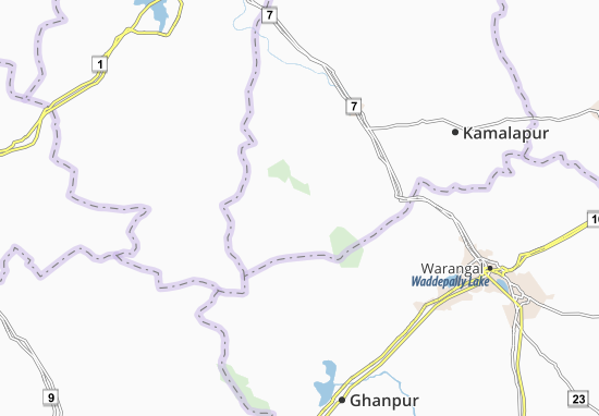 Kaart Plattegrond Narasingapuram