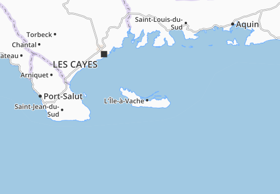 Mapa L&#x27;Île-à-Vache