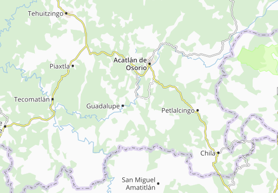 Mapa San Pedro Yeloixtlahuaca