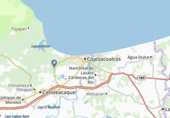 Karte Stadtplan Coatzacoalcos