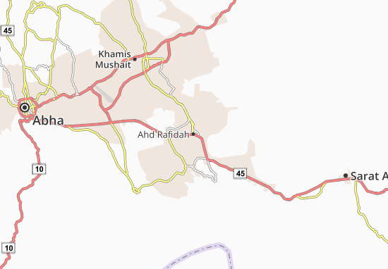 Karte Stadtplan Ahd Rafidah