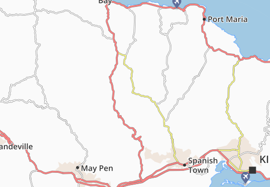 Ewarton Map