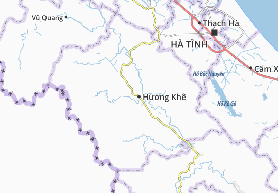 Hương Khê Map