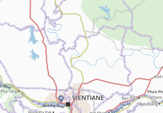 Karte Stadtplan Ban Hatkiang