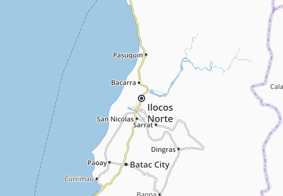 Karte Stadtplan Ilocos Norte