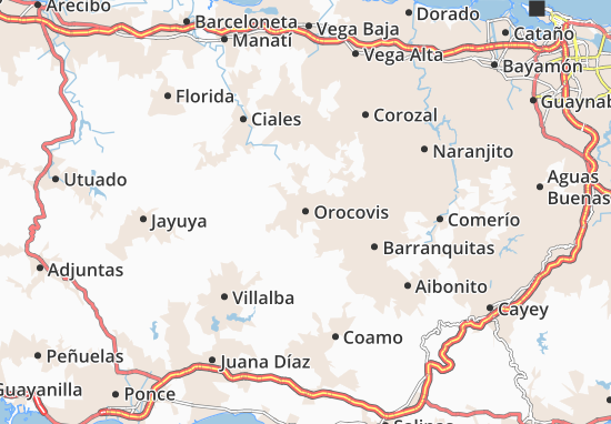 Orocovis Map