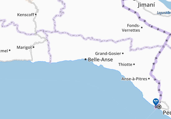 Kaart Plattegrond Belle-Anse