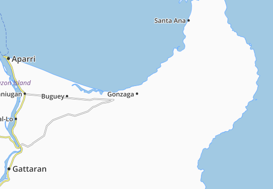 Kaart Plattegrond Gonzaga