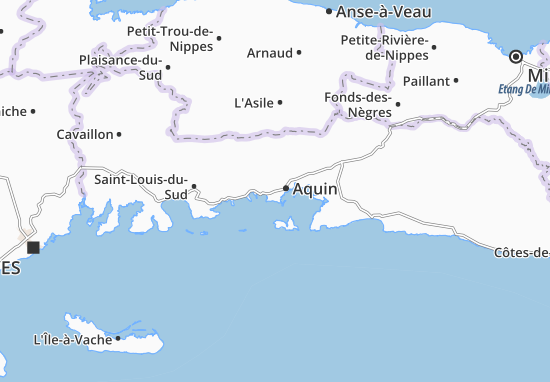 Karte Stadtplan Aquin