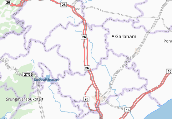 Karte Stadtplan Gajapatinagaram
