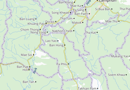 Karte Stadtplan Ban Hong