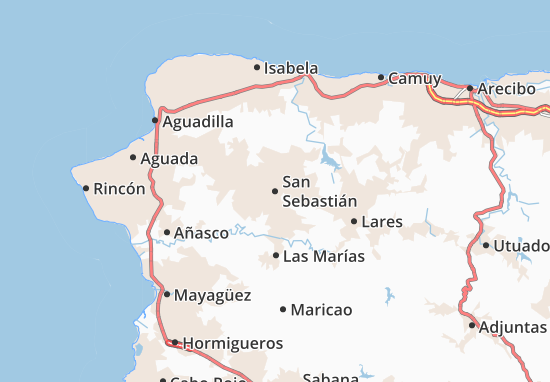 San Sebastián Map