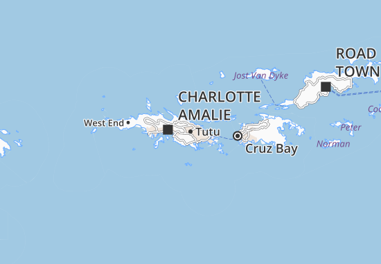 Karte Stadtplan Tutu
