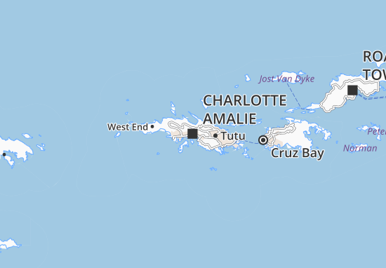 Charlotte Amalie Map