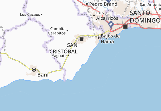 San Gregorio de Nigua Map