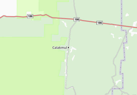 Mapa Calakmul