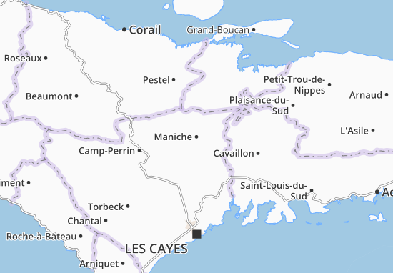 Mapa Maniche