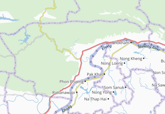 Karte Stadtplan Ban Thabok