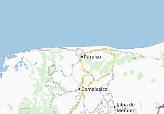 Kaart Plattegrond Paraíso