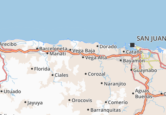 Vega Alta Map