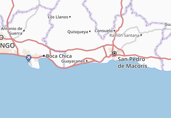 Kaart Plattegrond Guayacanes