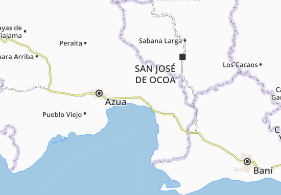 Kaart Plattegrond Las Charcas
